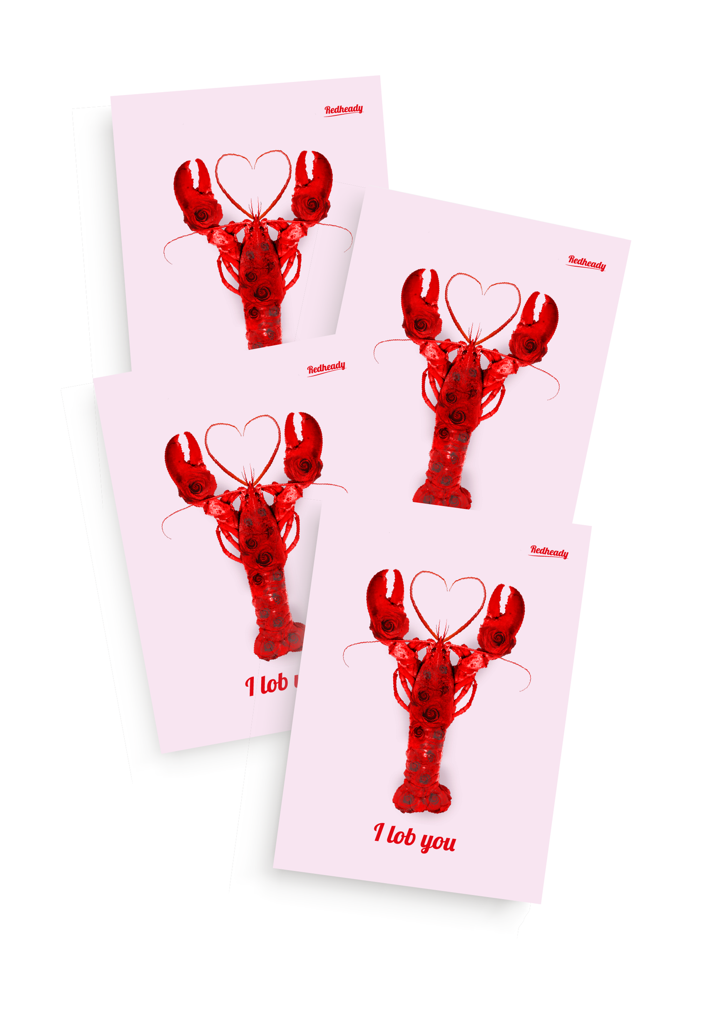 kreeft / lobster set kaarten