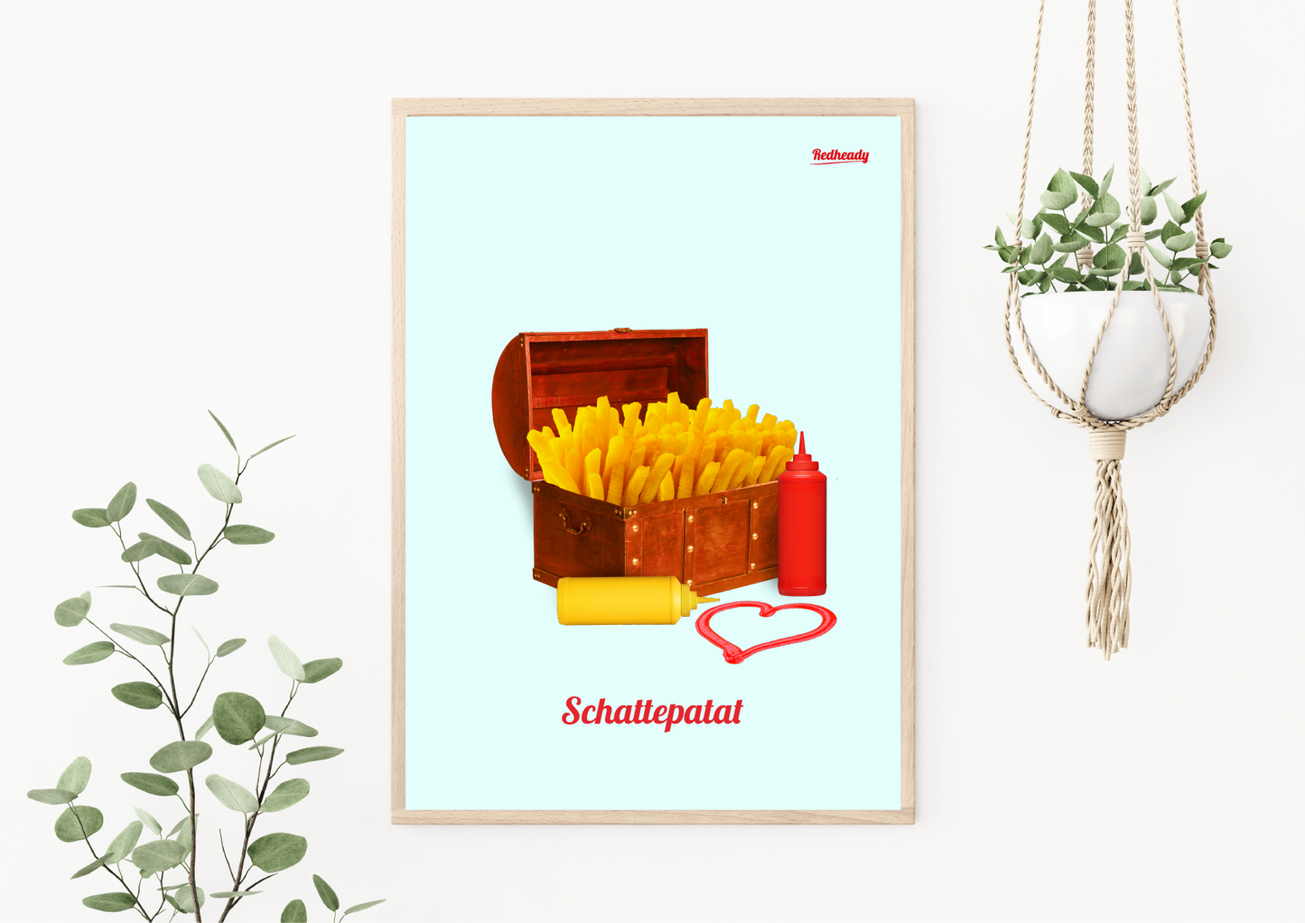 Poster Patat + schat = Schattepatat