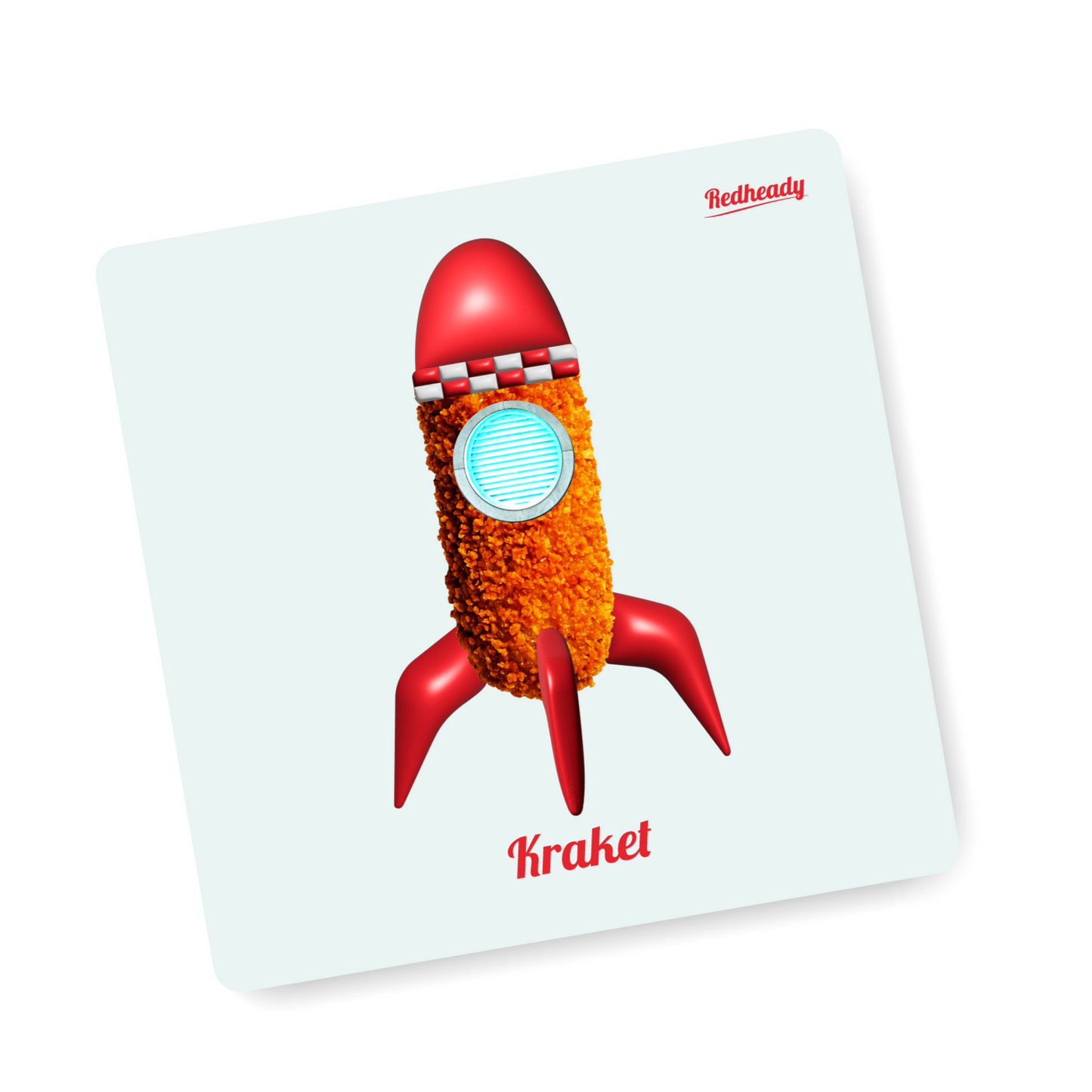 kroket raket onderzetter cadeau