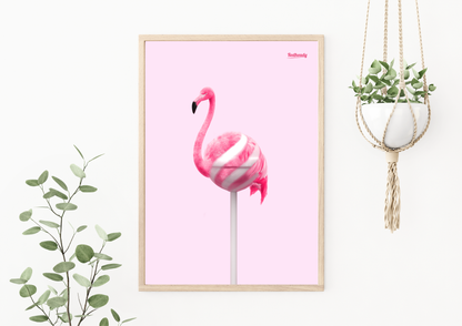 Poster Flamingo - Flamingolly