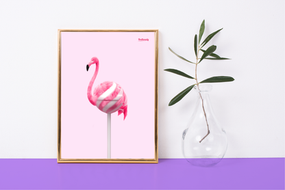 Poster Flamingo - Flamingolly