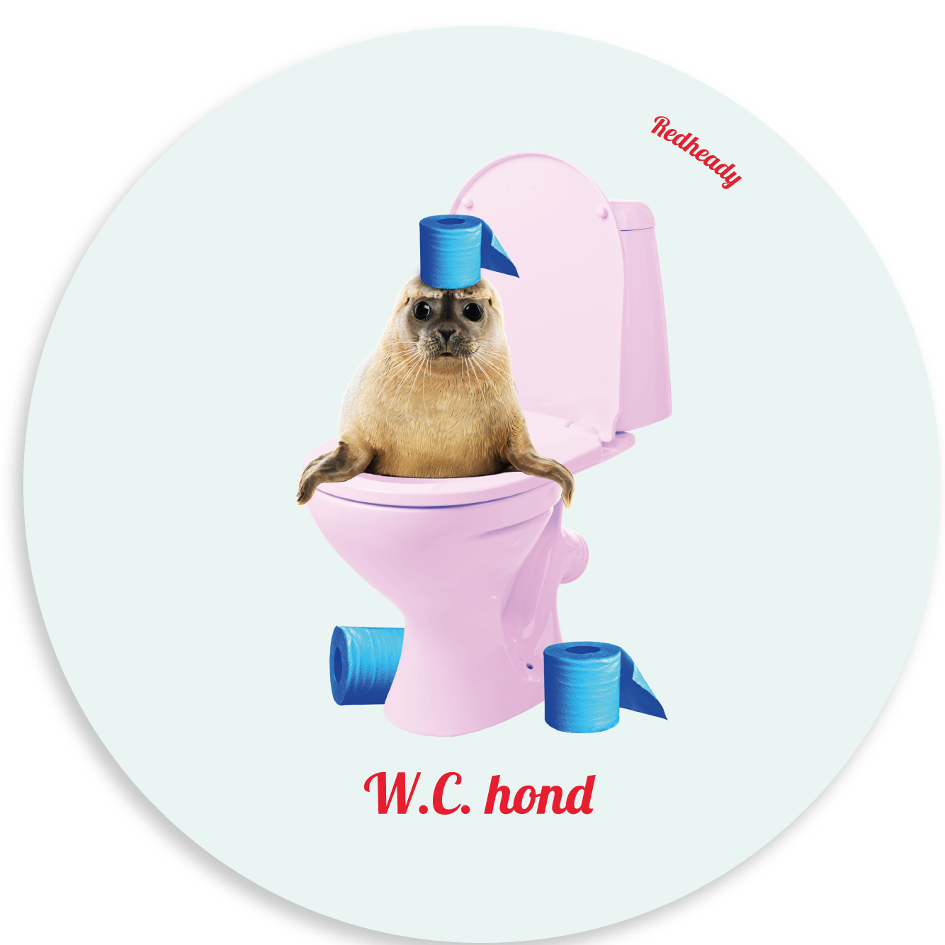 Muurcirkel - WC hond