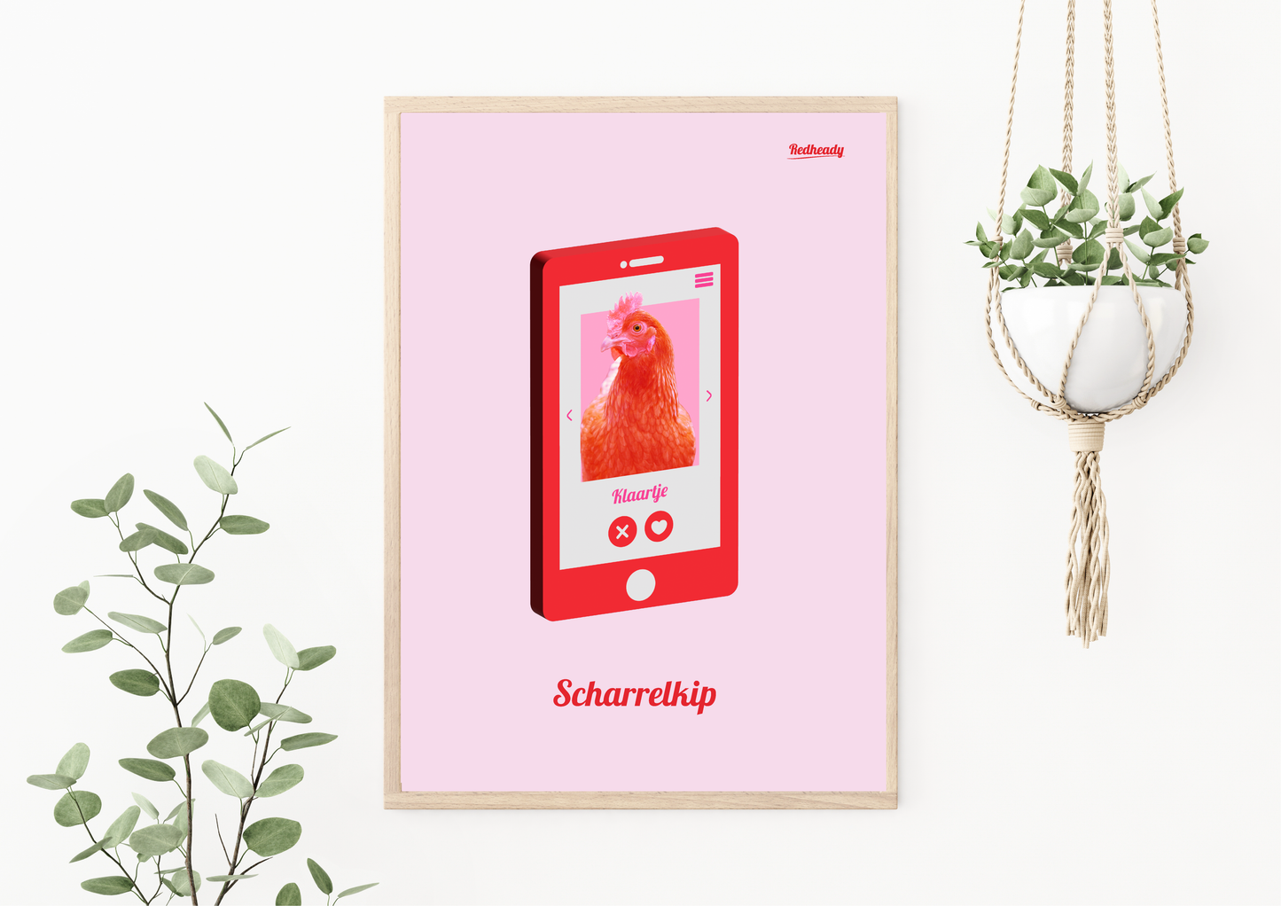 Poster Scharrelkip