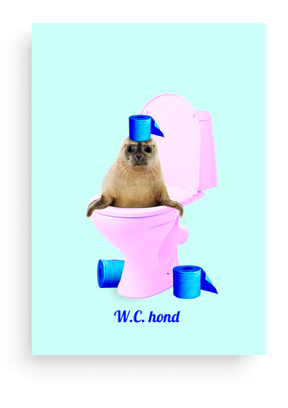Poster Toilet Dog