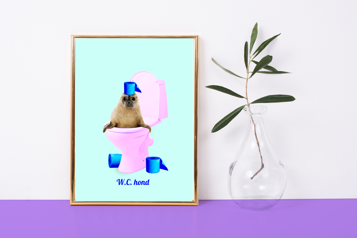 Poster Toilet Dog