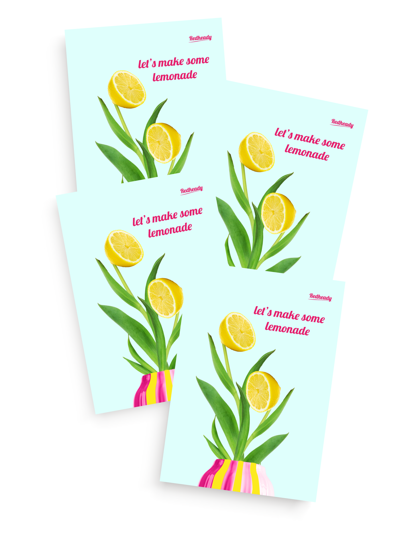 Card set - Let's make some lemonade