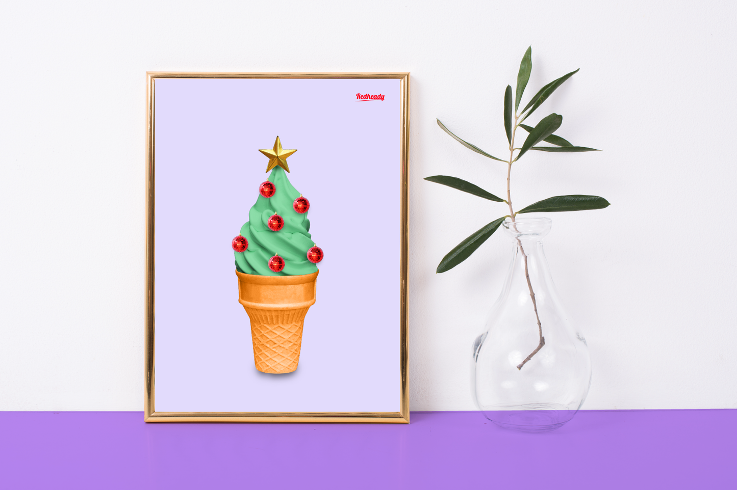 Poster Ice tree