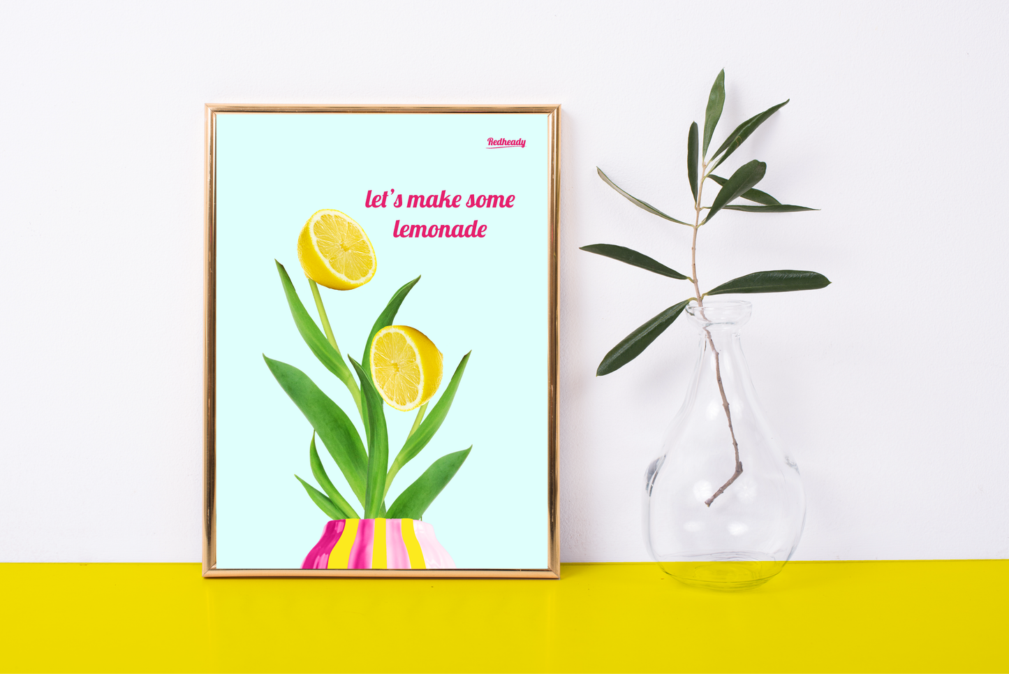 Poster Let's make some lemonade
