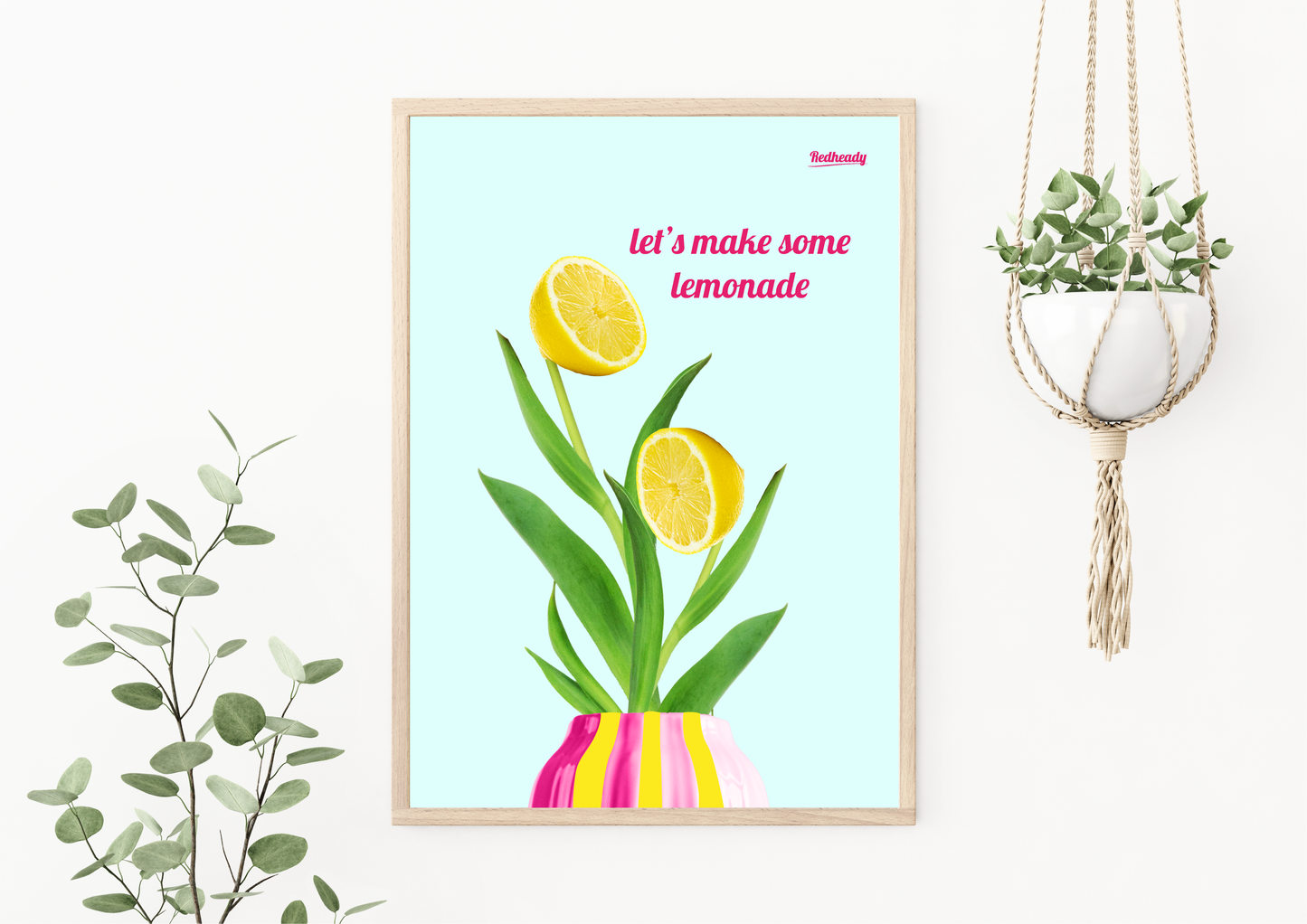 Poster Let's make some lemonade