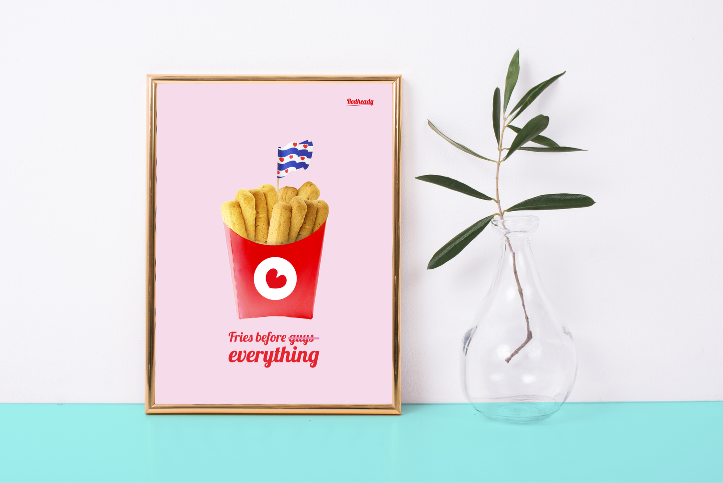 Poster Fries before everything