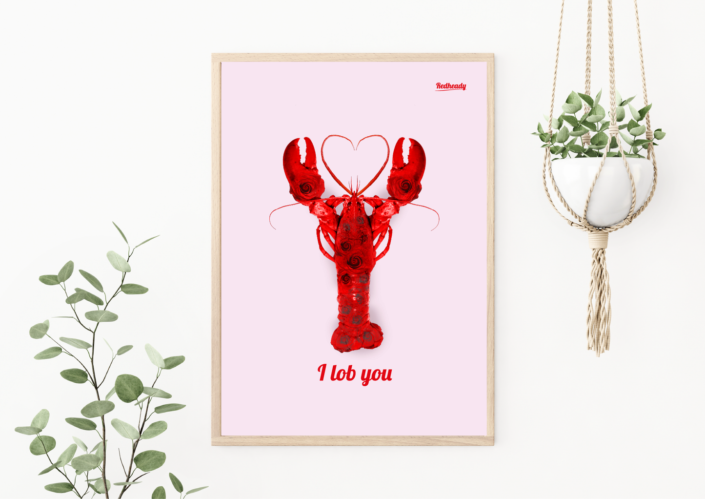 Poster lobster - I lob you