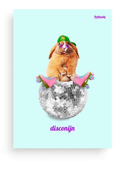 Poster konijn 