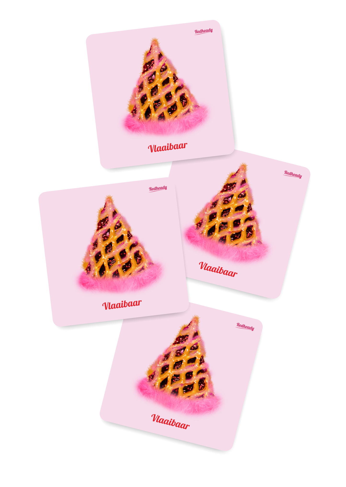 Vlaai Vlaaibare onderzetters