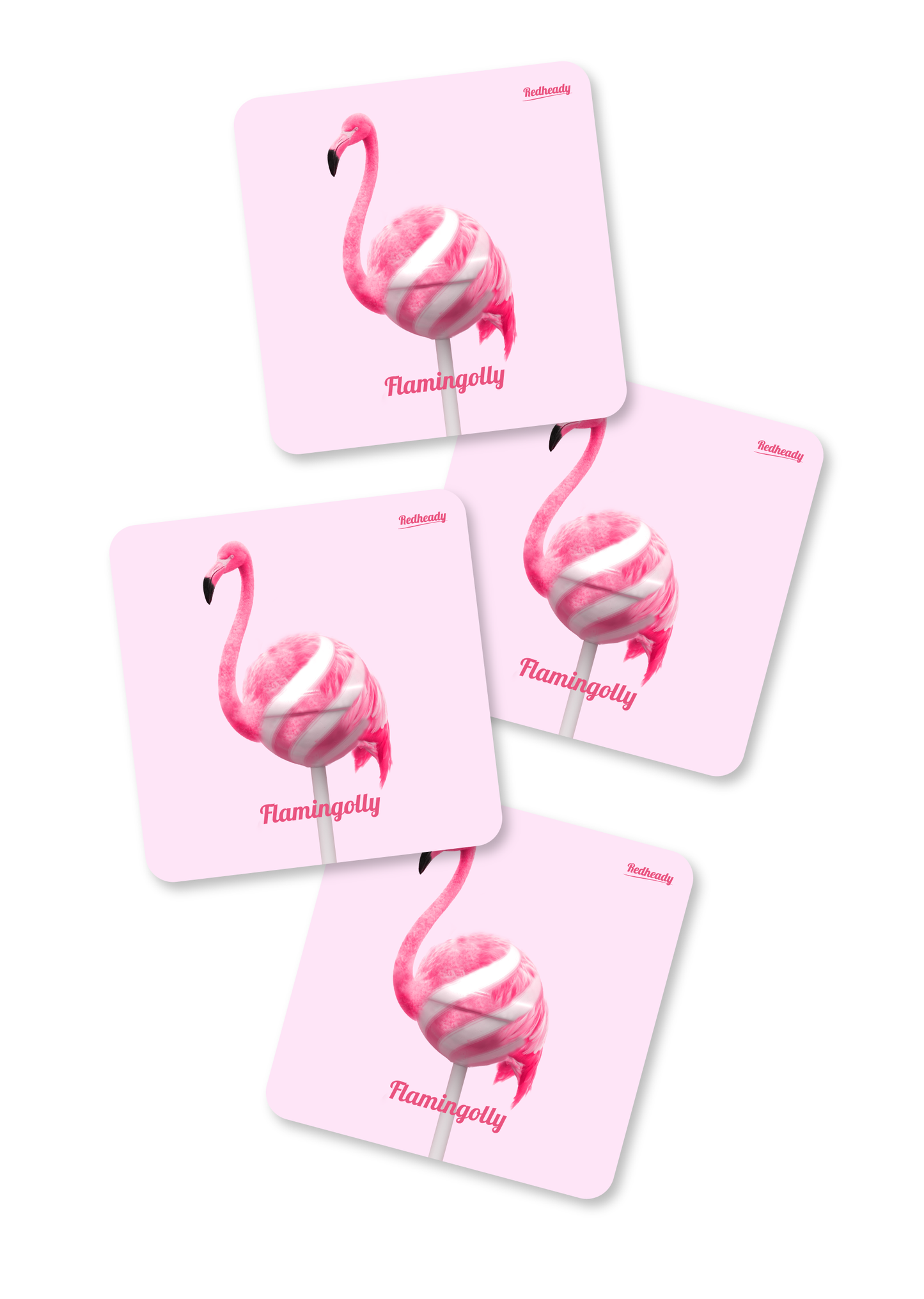 Coasters Flamingolly