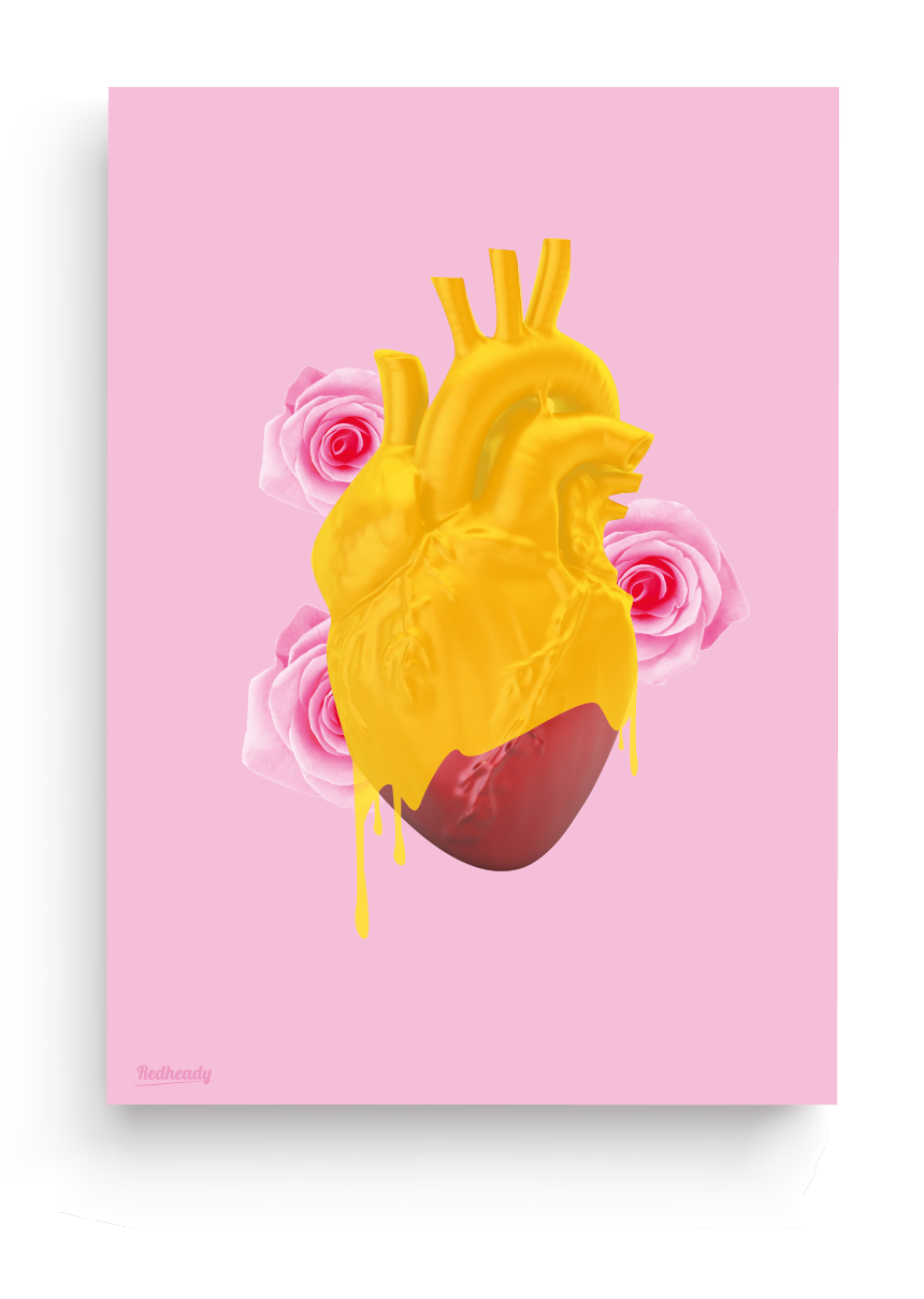 hart van goud poster